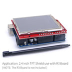 2.4 Inch TFT LCD Display Shield Touch Screen Module Onboard LM75 Temperature Sensor +Pen for Mega2560 And Compatible for Arduino