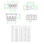 5PCS ZH 1.5mm Electronic Wire  Double Head 10CM/15CM/20CM Cable 28AWG Double Head Same side / Reverse side Connector
