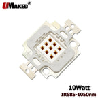Infrared LED Chips 10W IR 730-850-940-685-760-800-810-980-1050nm Launch tube LEDs camera Security light monitor led light beads