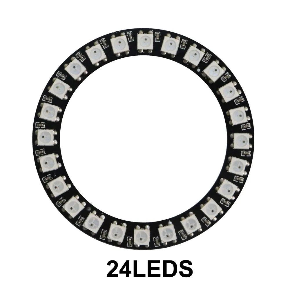 WS2812B 5050 RGB Led Digital Panel Light Matrix Flexible Screen  WS2812 Ring Individually Addressable Pixels DC5V
