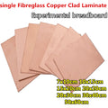1pcs single Fibreglass Copper Clad Laminate Experimental breadboard 7x10 10x15 15x20 20x20 20x30 30x40 50x60cm PCB