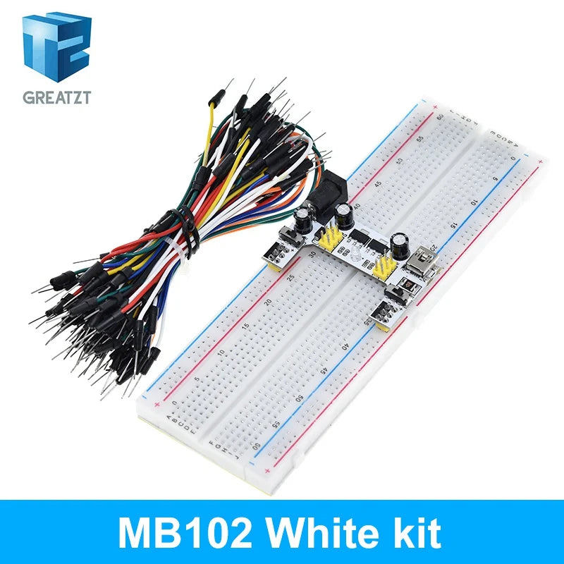 MB-102 MB102 SYB-170 Breadboard 400 830 Point Solderless Bread Board Test Develop For Dupont line DIY for arduino laboratory