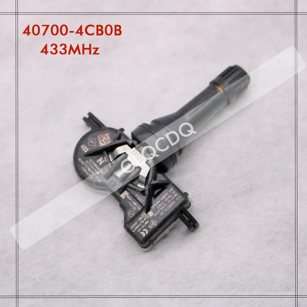 TPMS SENSOR FOR 2018-2024 NISSAN MICRA TIRE PRESSURE SENSOR TPMS 433MHz TIRE AIR PRESSURE 40700-4CB0B 407004CB0B 40700-4CB0A
