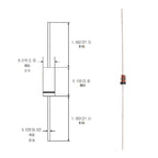 50pcs Zener Diode New Original 1N4732A 1N4732 1N4733A 1N4733 DO-41 1W 4v7 5v1 4.7v 5.1v