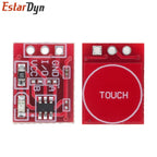 5Pcs TTP223 Touch Key Switch Module Touching Button Self-Locking/No-Locking Capacitive Switches Single Channel Reconstruction