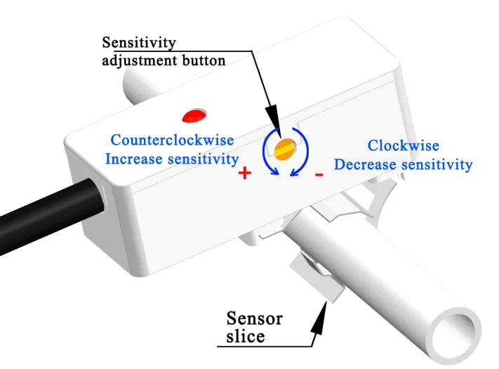 XKC-Y26A Non-contact Water Capacitive Liquid Level Detection Sensor for 4-11mm Small Pipes