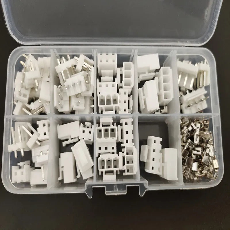 120Pcs/Box  VH 3.96mm Pitch 2/3/4 Pin Male Female Plastic Housing Connector VH3.96 Shell Terminal Header Crimp Wire Connector