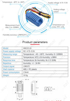 AM1011 Analog Temperature and Humidity Sensor Module Capacitive Voltage Signal Output DC 0-3V AM1011