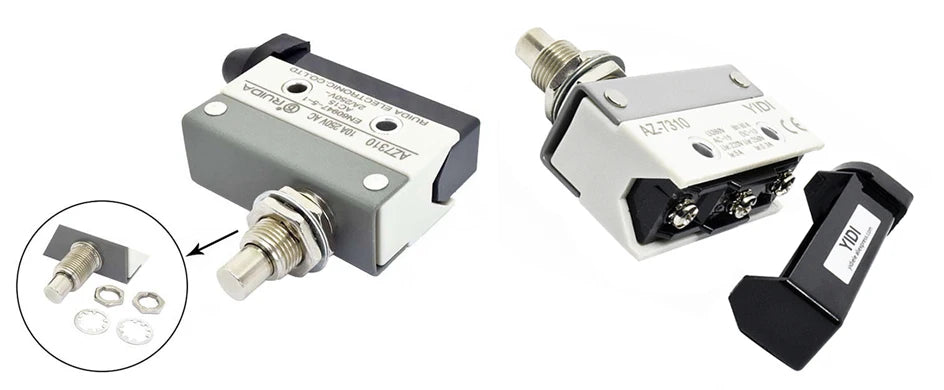 10A 250VAC AZ-7312 AZ-7311 AZ-7121 AZ-7310 TZ-7141 Waterproof Micro Switch Travel Limit Switch Straight 90degree Roller Lever