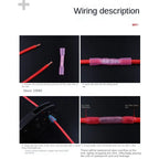 20/50pcs Wire Connection Pipe Terminal Heat Shrink Butt Crimp Terminals Waterproof Insulated Seal Wire Connectors Heat Shrinkab