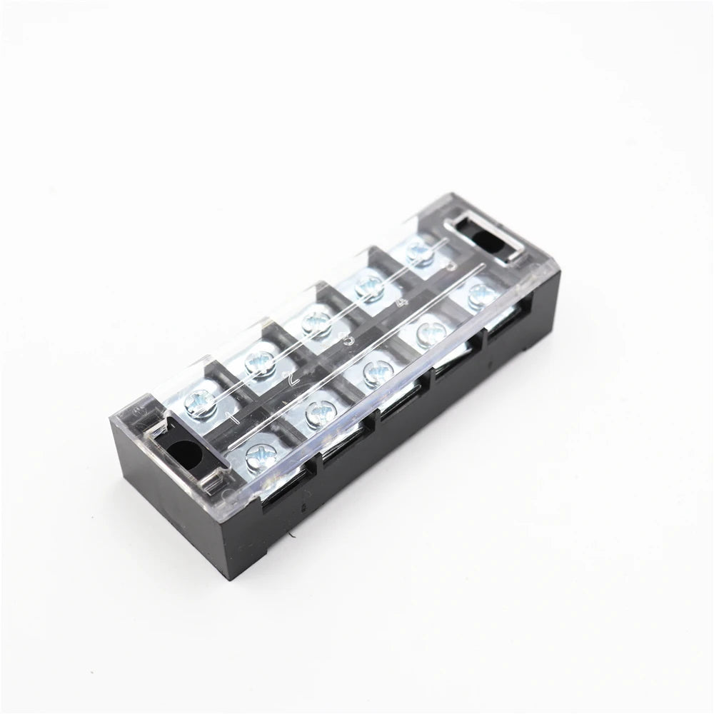 1 Pcs screw connection cable terminal, terminal block, high current, insulated fixed power wire connector,  600V 45A