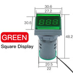 Mini Digital LED Thermometer Square/Round Head Temperature Gauge for Liquid & Air Measurement Range -25℃ to 150℃