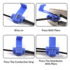 Scotch Lock Electric Wire Cable Connectors  AWG 22-18 Without Breaking Cable Insulated Crimp Splice Electrical Terminals