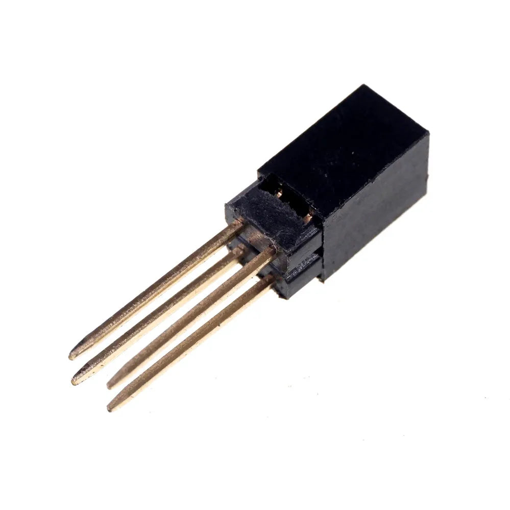100 Pcs 2.54 MM 4 Pin Female Stacking Header Connector Dual Row 2x2 Position For Raspberry Pi 2 Mode B& B+ PC104