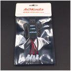 1pcs AOKoda CX405 4CH Micro USB Battery Charger Support 1S LiPo/LiHv 4.2V/4.35V Battery For RC Helicopter Airplane Toys Drone