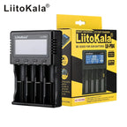 LiitoKala Lii-600 Lii-PD4 Lii-PD2 Lii-500 Lii-S8 LCD Battery Charger  For 21700 18650 18350 26650 22650 14500 NiMH