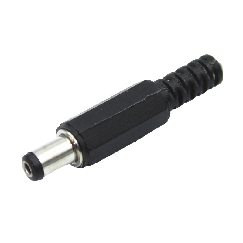 10PCS DC Power Jack Plugs Male / Female Socket Adapter Connectors 2.1mm x 5.5mm For DIY Projects