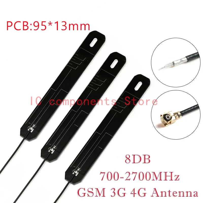 5PCS 2.4Ghz 4G 5G WIFI Internal Antenna FPC PCB 5dBi 8dBi IPX Connector Solder Omni Buletooth Antenna 3dBi IEEE b/g/n WLAN