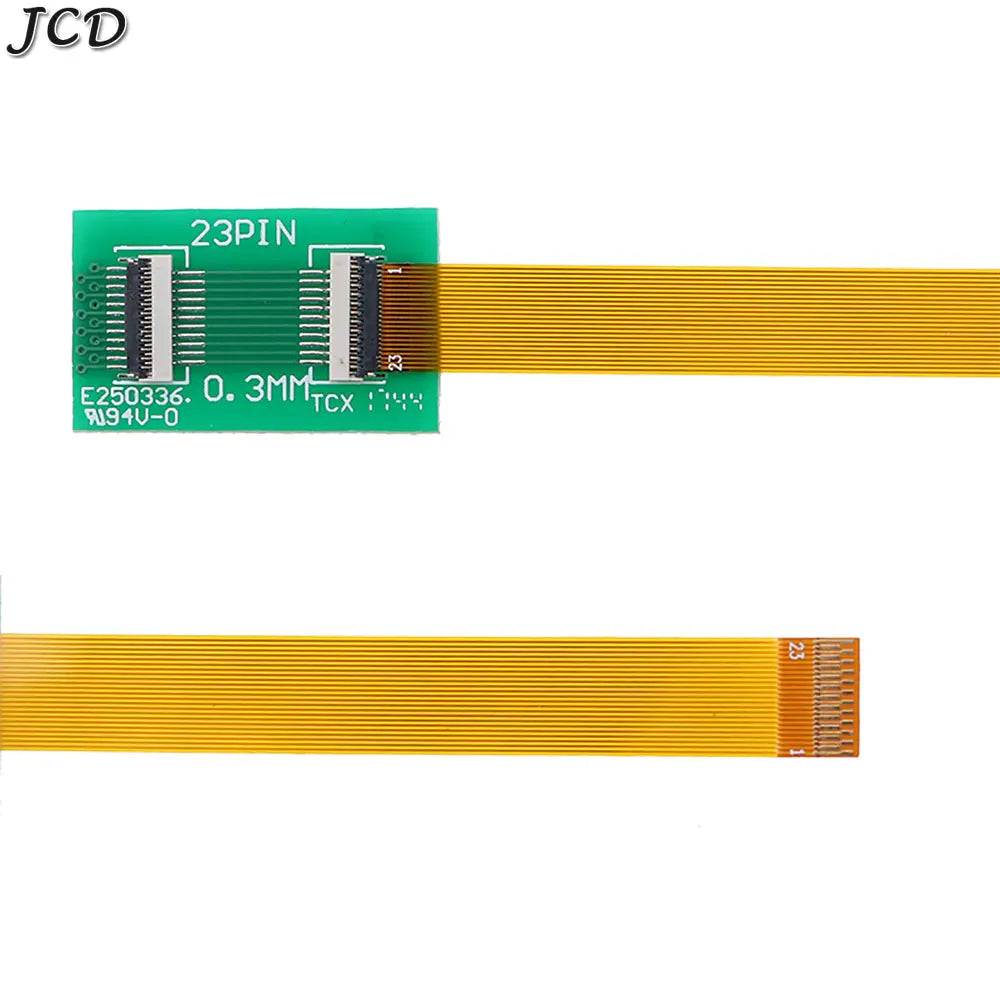JCD 23 25 31 39 45 51 Pin 0.3mm Pitch Extension Board Connector Adapter with FFC FPC Flexible Flat Cable Length 60mm