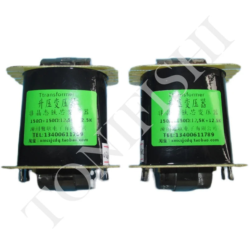 150Ω+150Ω: 12.5K+12.5K single-ended balanced step-up transformer, Dual C amorphous core，over-signal current 60mA