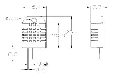 DHT22 AM2302 DHT11 AM2322 AM2320 Digital Temperature Humidity Sensor Module MW33 Board For Arduino Low Power High Precision