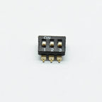 5pcs  KM-2P/3P/4P 5P 6P/8P 2.54mm chip DIP switch  gold-plated feet black SMD chip