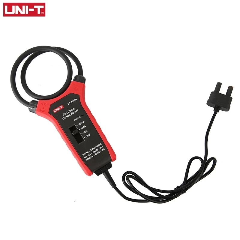 UNI-T UT-CS09D 3000A AC Flexible Current Sensor True RMS Rogowski Coil Clamp Probe BNC Connector Multimeter Electrician Tool
