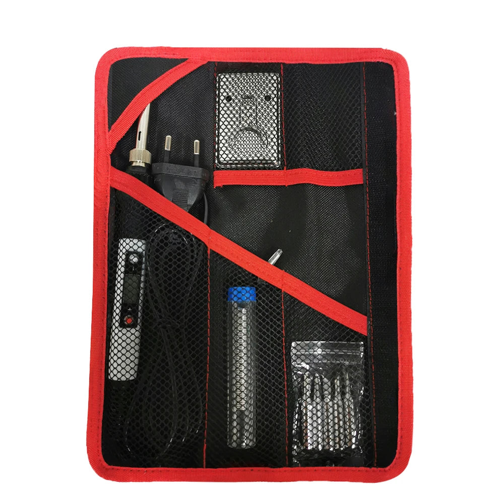 80W Digital Electric Soldering Iron Set Kit Temperature Adjustable 220V 110V  Ceramic Heater Soldering Tips Welding Tool  set