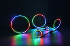 WS2812B 8/16/24/35/45 Leds Pixel Ring Addressable Led Modules WS2812 IC RGB Full Color Round Led Circle DC5V