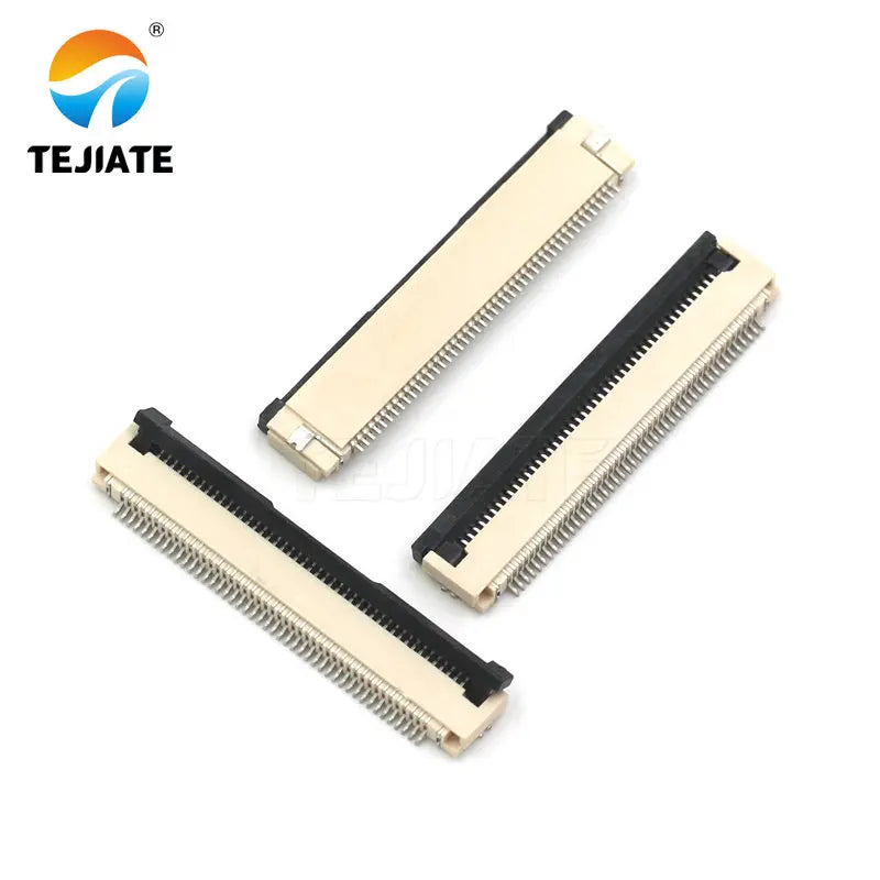10PCS FFC/FPC Connector Flat Cable Socket 0.5MM Adapter 24/26/28/30/32/34/40/45/50/54/60P Down Flip Type Plug Kit