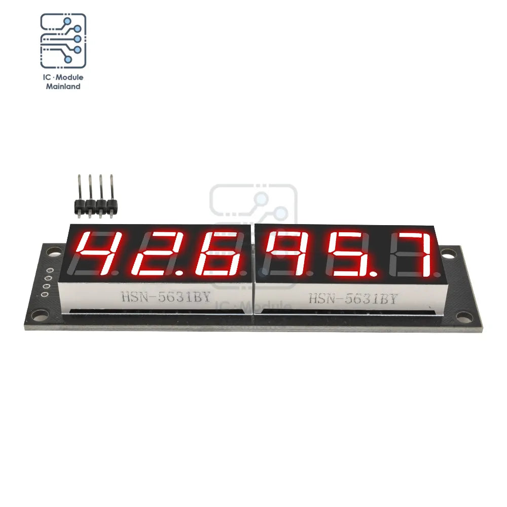 4/6-Digit 0.56 Inch 7 Segments Digital Tube Clock Module Double Dots LED Display TM1637 Blue Yellow White Green Red For Arduino