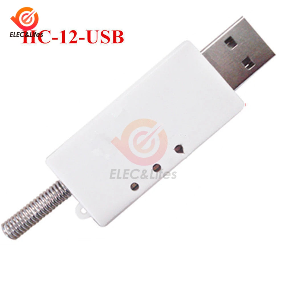 HC-12-USB 433Mhz Serial Wireless Module HC-12 USB 2.0 Line Computer Terminal Ultra Long Distance 1000 Meters SI4463