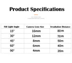 80m IR Distance LED Infrared Laser Fill Light 850nm Night Vision Camera Auxiliary Light Outdoor Waterproof CCTV Camera Fill Ligh
