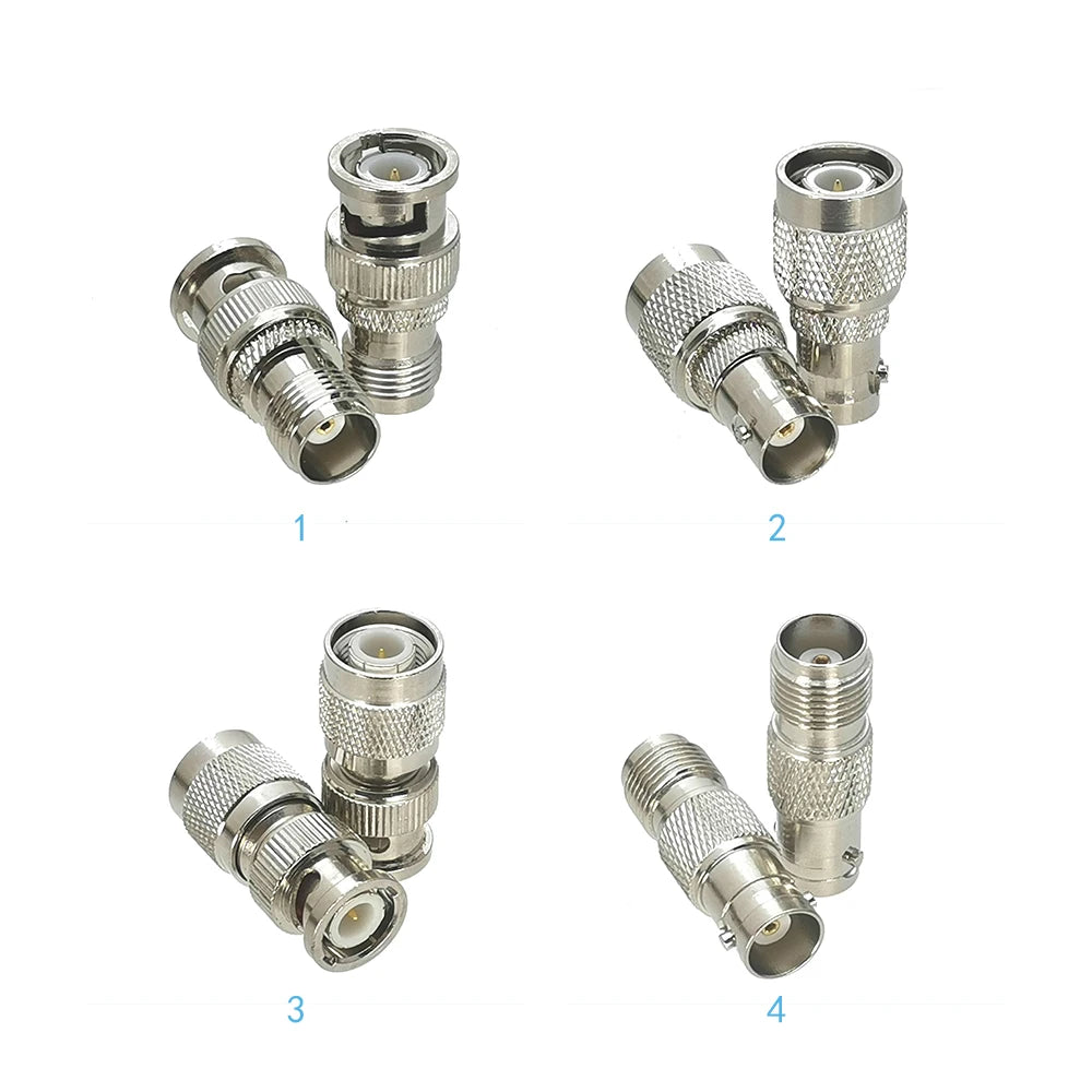 1pcs Adapter BNC to TNC Male plug & Female jack RF Coaxial Connector Wire Terminals straight