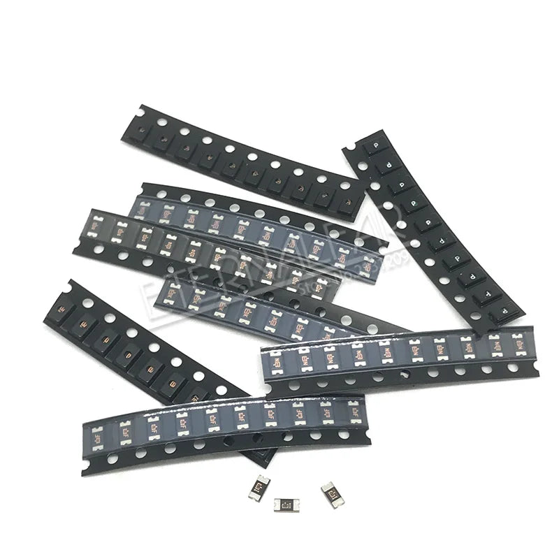 Resettable Fuses Service DIY Kit 1206 SMD PPTC 0.05A 0.5A 0.1A 0.2A 0.75A 1A 2A 3.5A Self-recovery Fuse Assorted Packs Fuse Box