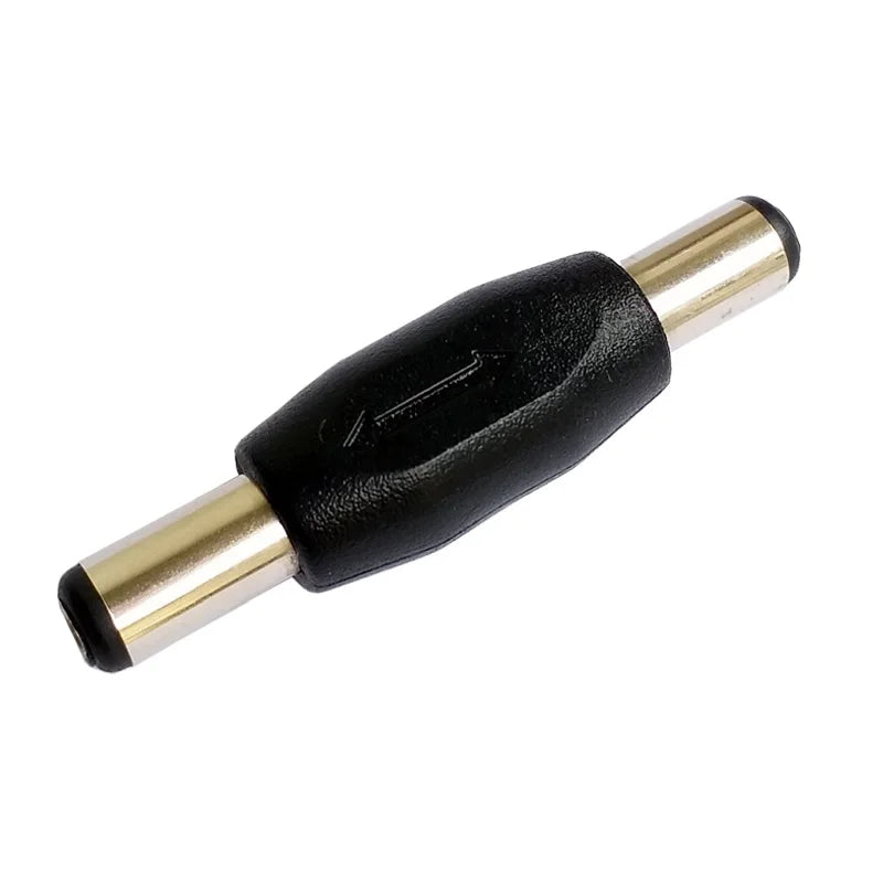 DC Conversion Head Jack Double Male to Male 5.5*2.5MM / 5.5X2.5mm Female to Female Panel Mounting Adapter Connector Plug