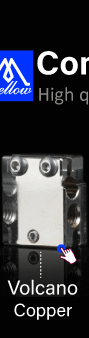 High Temperature Mellow PT1000 Thermistor Cartridge 450 C For Voron Klipper V6 Volcano Dragon Crazy Hotend Heat Block PEEK PEI