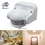 180 Degree Outdoor PIR Infrared Motion Sensor Detector Movement Switch AC 220V-240V IP44 Security Motion Sensor 50Hz 3-2000LUX