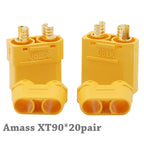 Amass XT90 Plug Male Female Battery Connectors 4.5mm Gold Plated Banana Plug For RC Lipo Car Airplane Drone Truck Toy