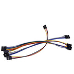 10PCS Dupont 2.54mm Pitch 10cm 20cm 30cm Single/Double Female 2P 3 4 5 6 7 8 9 10P connector Jumper Cable Wire For PCB Arduino