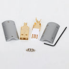 Monosaudio A50G B50G 24K Gold Plated USB2.0 Plug USB A/B Connector  DIY USB Cable for Ipad Laptop
