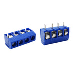 5-50Pcs KF301-2P KF301-3P 5mm PCB Screw Terminal Block KF301 2 Pin 3 Pin Wire Connector Straight Needle Blue