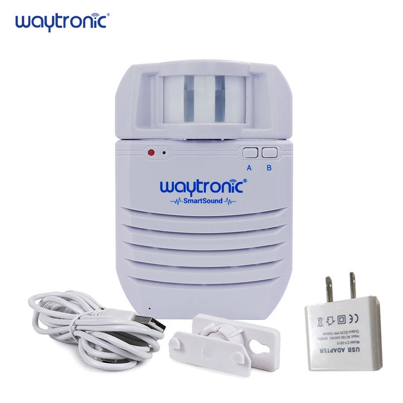 PIR Infrared Human Body Detector Motion Activated Audio Player Loudspeaker with Voice Recordable for Special Sound