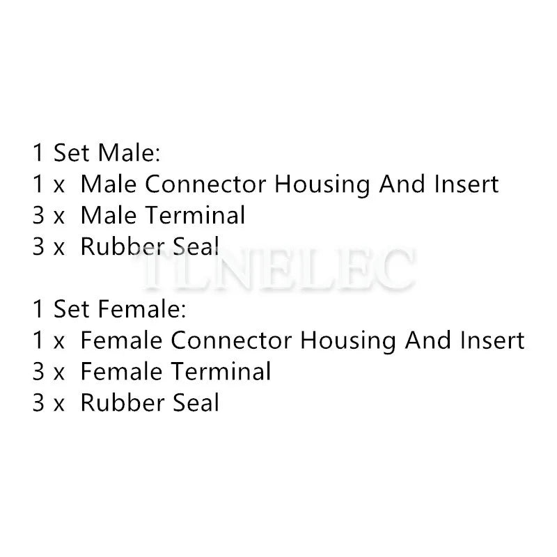 Sumitomo 3 Pin HX 040 Male Female Waterproof Automotive Electrical Wire Connector for Honda 6189-7037 6189-0887