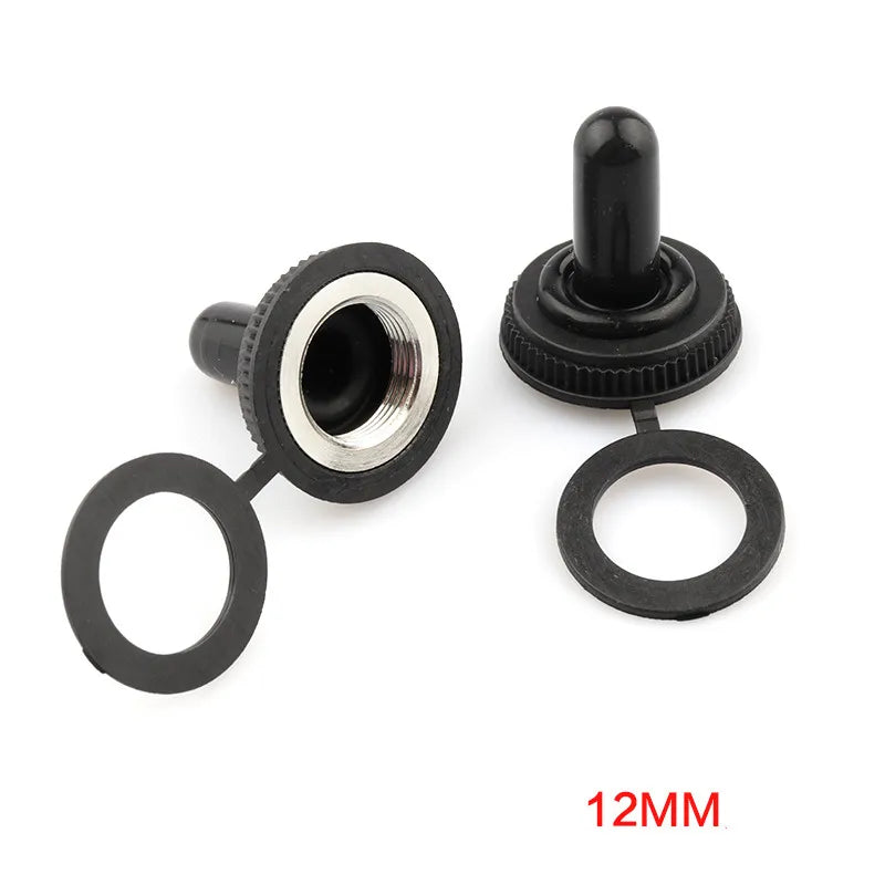 5/10Pcs 12MM 6MM Toggle Switch Waterproof Rubber Resistance Cover Rocker Toggle Button Switch Dust Cover