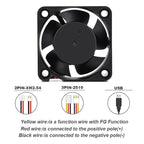 Dual Ball 40mm Cooling Fan 40x40x20mm Cooler 24V 12V 5V 4020 Computer Case Cooling Fan 2PIN 3PIN Heatsink Fan 3D Printer Fan