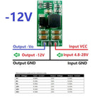 DDUB12NA 3W +/- Voltage Converter Positive to Negative Power Supply DC-DC Boost-Buck Module +5~+28V to -5V -10V -12V-15V
