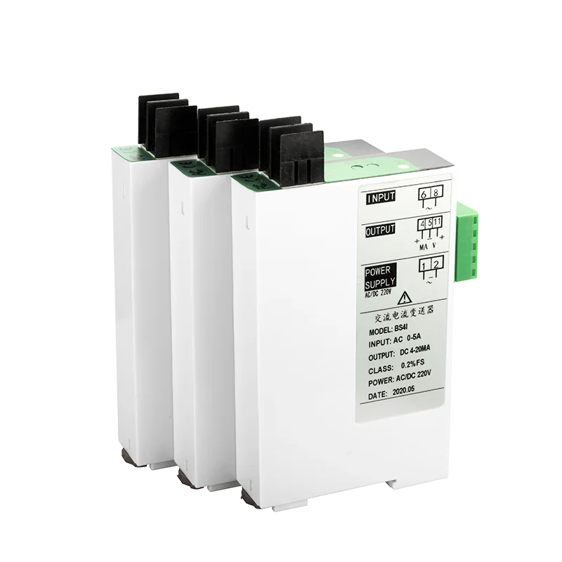 AC 0-1A 2A 5A 10A Current Transmitter 4-20mA 0-5V RS485  Output AC Current Transducer