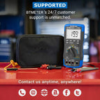 770K Automotive AC/DC Dwell Multimeter With Temperature Resistance Handsel RPM Indudctive Pick-up or AC/DC Current Clamp Adapter