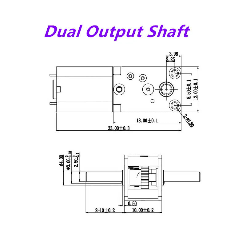 3V/6V/12V Dual /Single Output Shaft N20 Gear Moror Reducer Low Speed 4~380RPM Engine Robot DC Electric Metal Mini Micro Motors